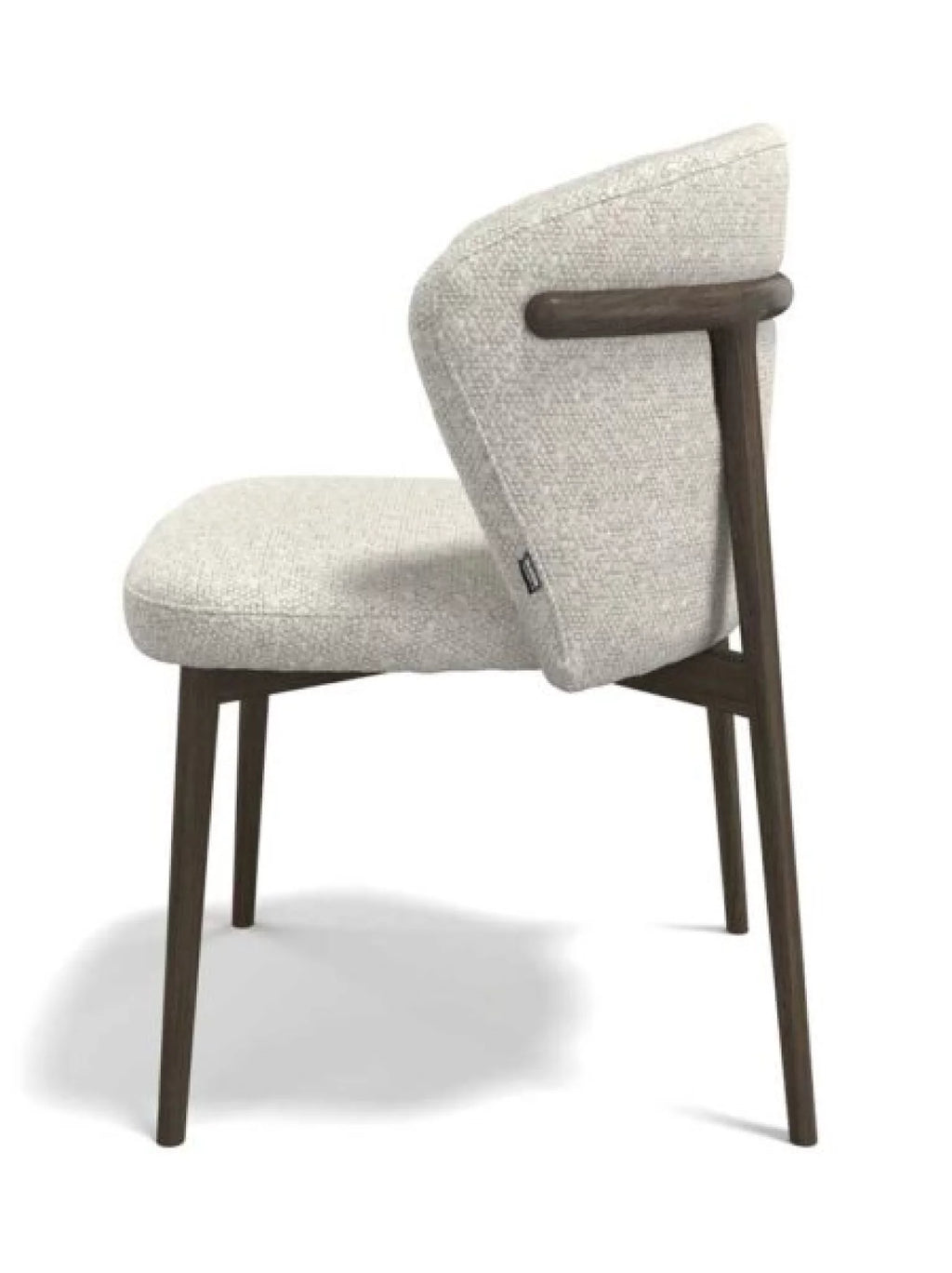 Houten eetkamerstoel harmony - ascot pearl - walnoot