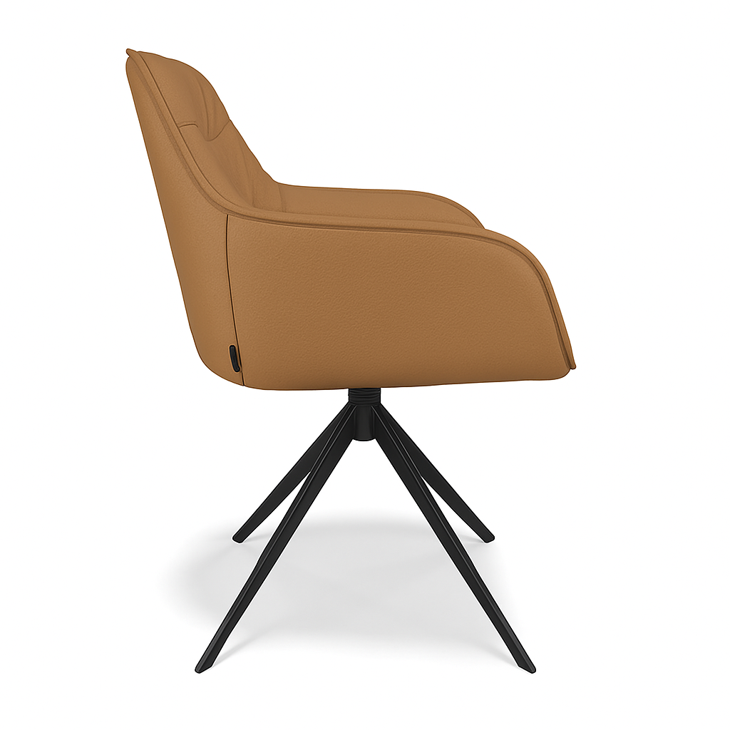 Eetkamerstoel leder como