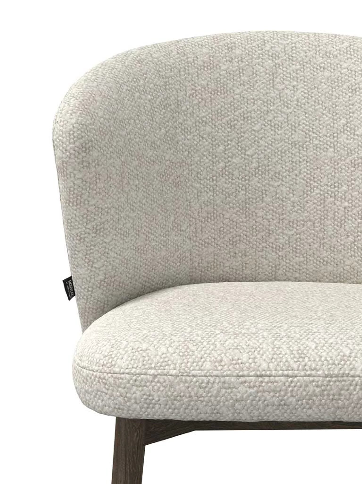 Houten eetkamerstoel harmony - ascot pearl - walnoot