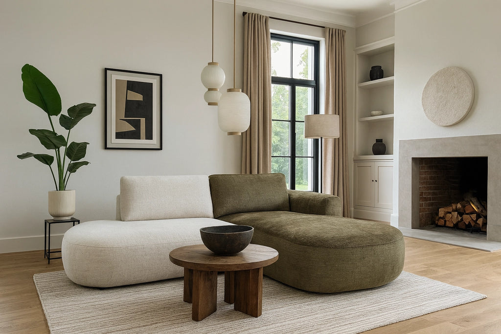 Sofa Billy Mixed Beige / Moss