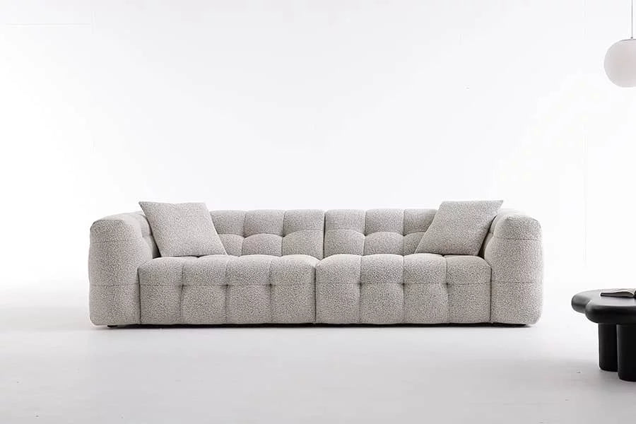 Sofa Bubble Mixed White Bouclé 280