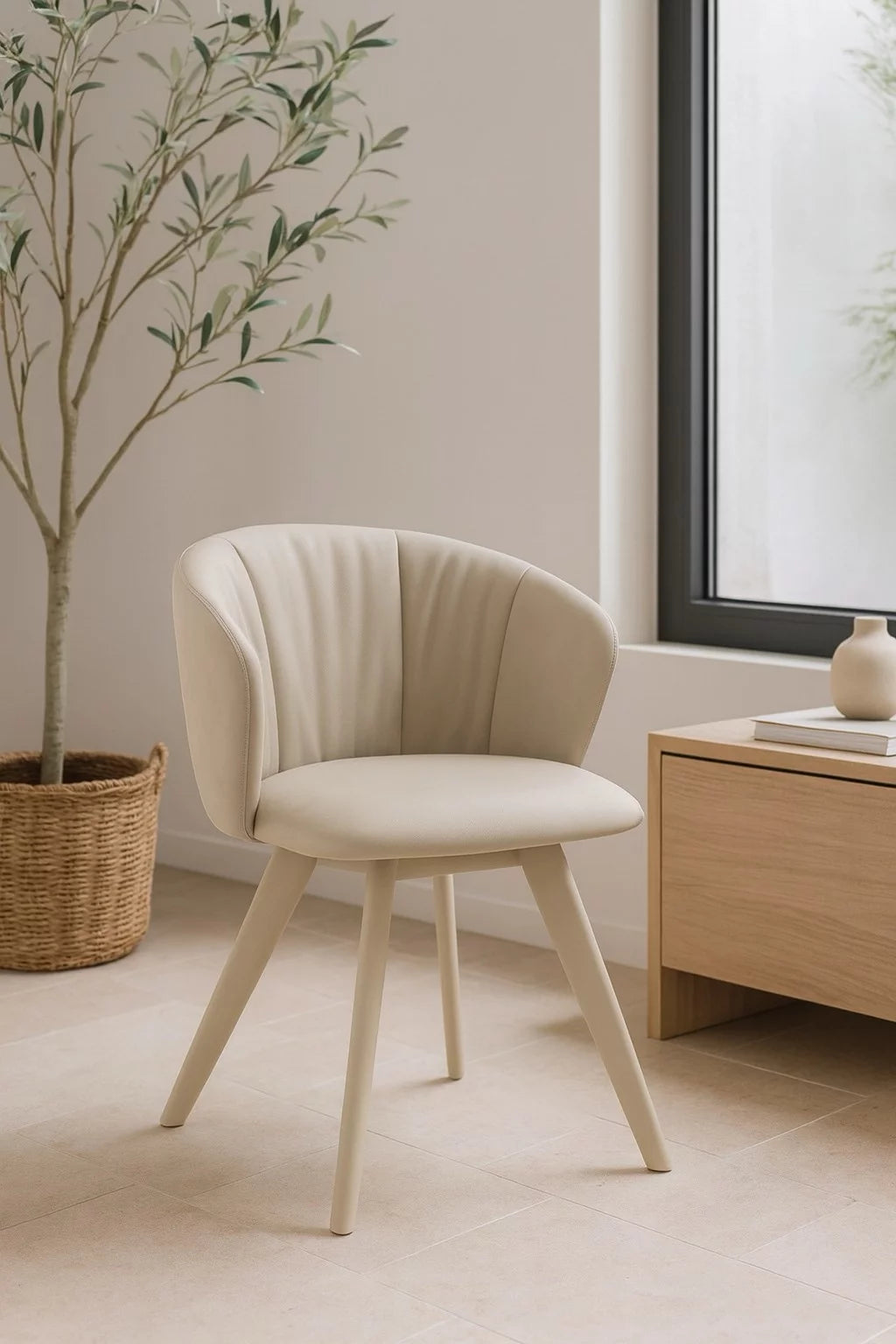 Leder eetkamerstoel Catania