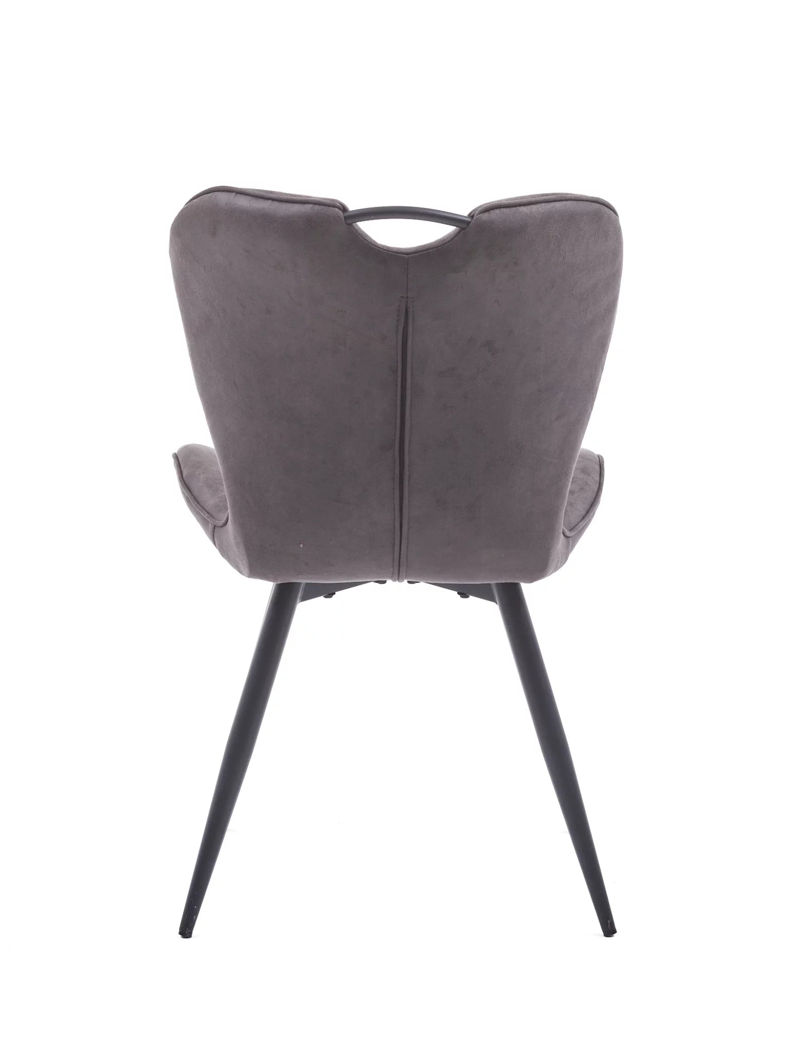 Eetkamerstoel marie microfiber antraciet in outlet