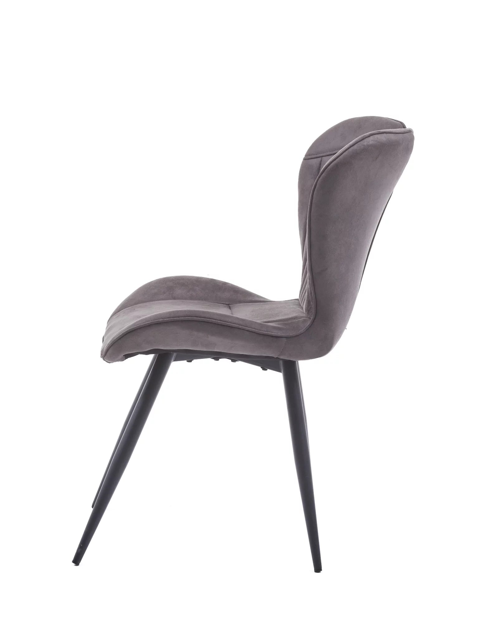 Eetkamerstoel marie microfiber antraciet in outlet