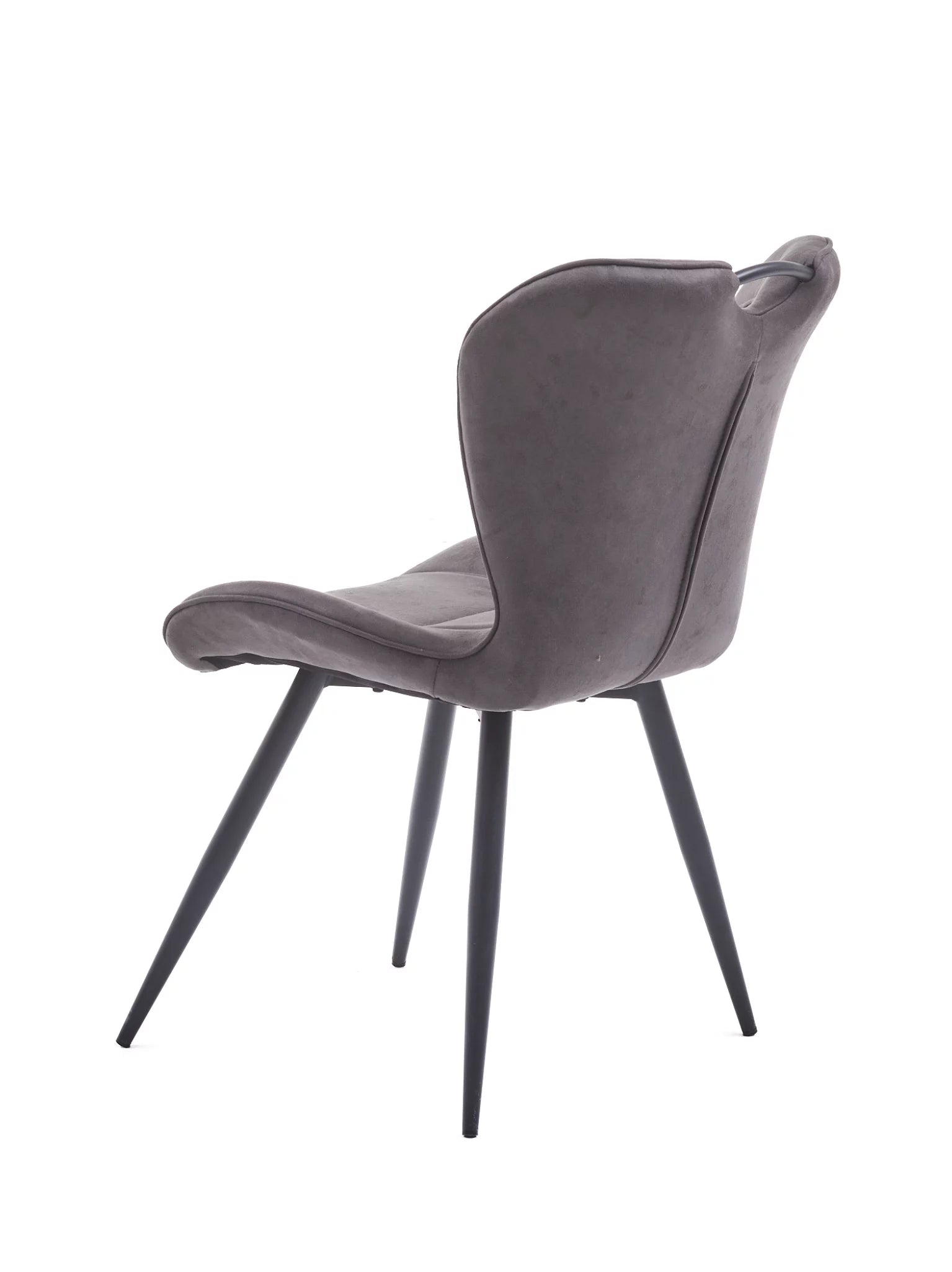 Eetkamerstoel marie microfiber antraciet in outlet