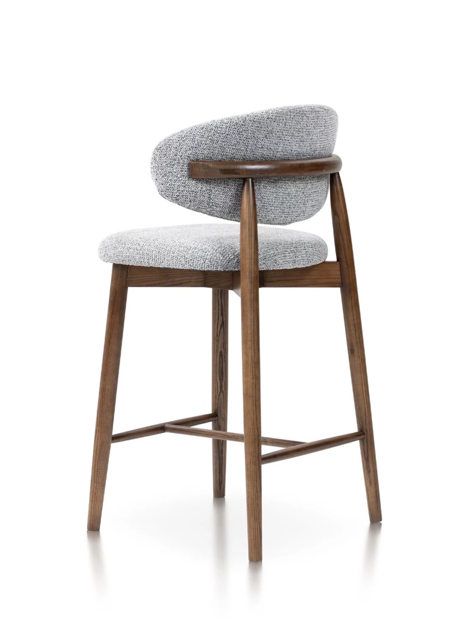 Houten barstoel woody walnoot