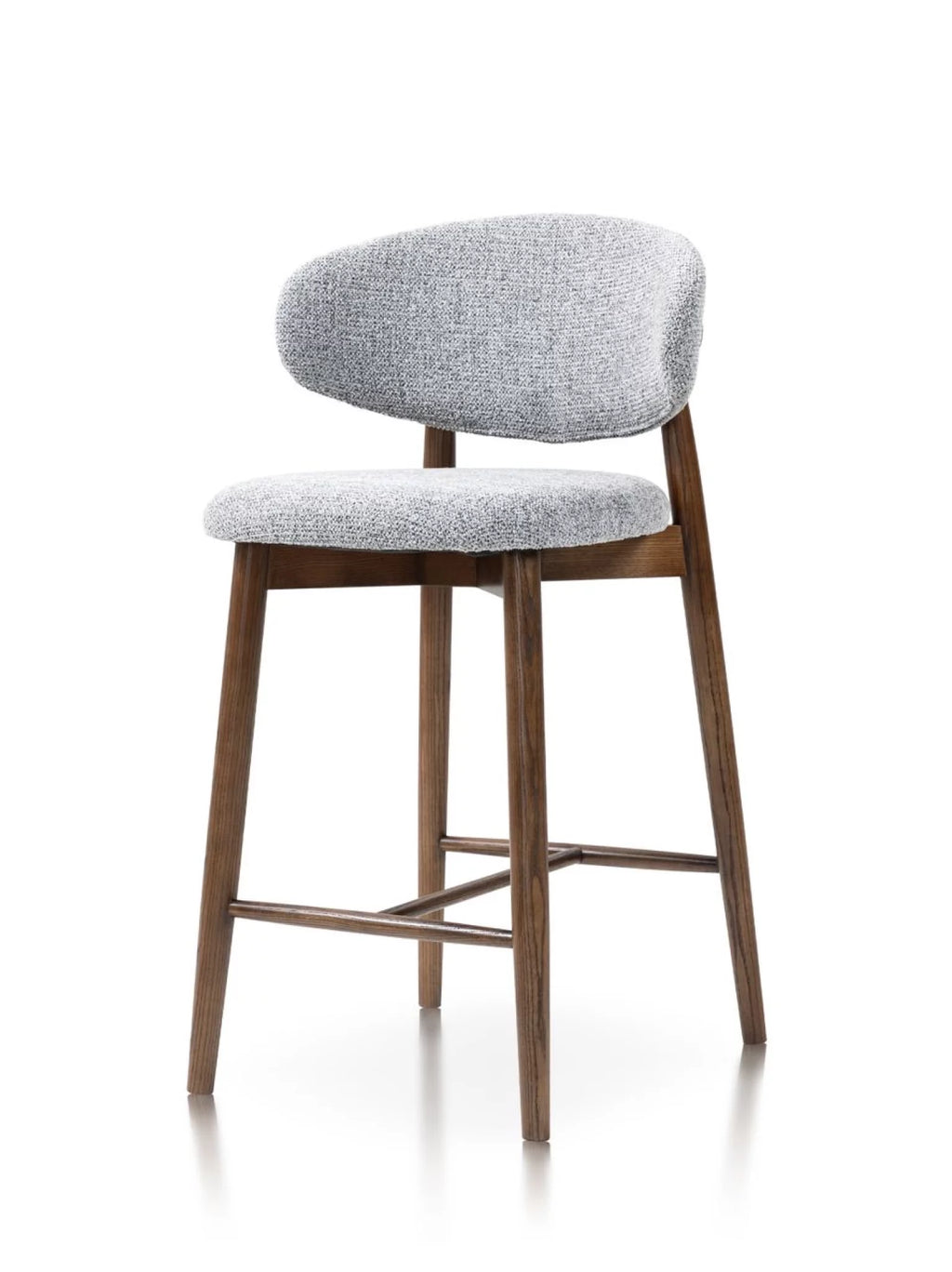 Houten barstoel woody walnoot