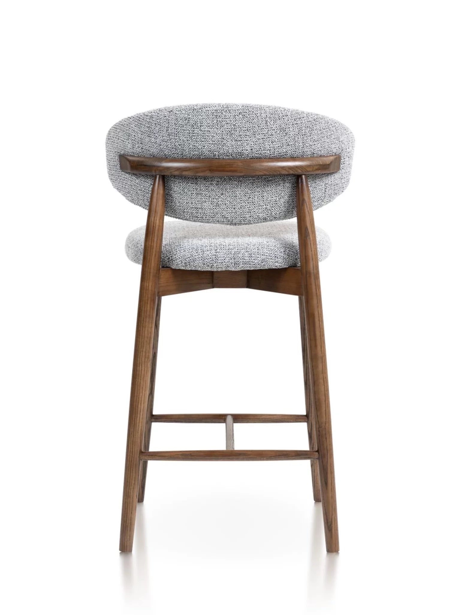 Houten barstoel woody walnoot