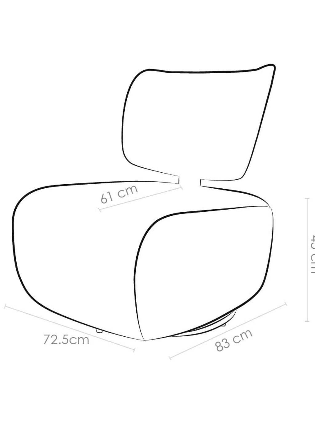 Fauteuil Timu oasis 01 natural