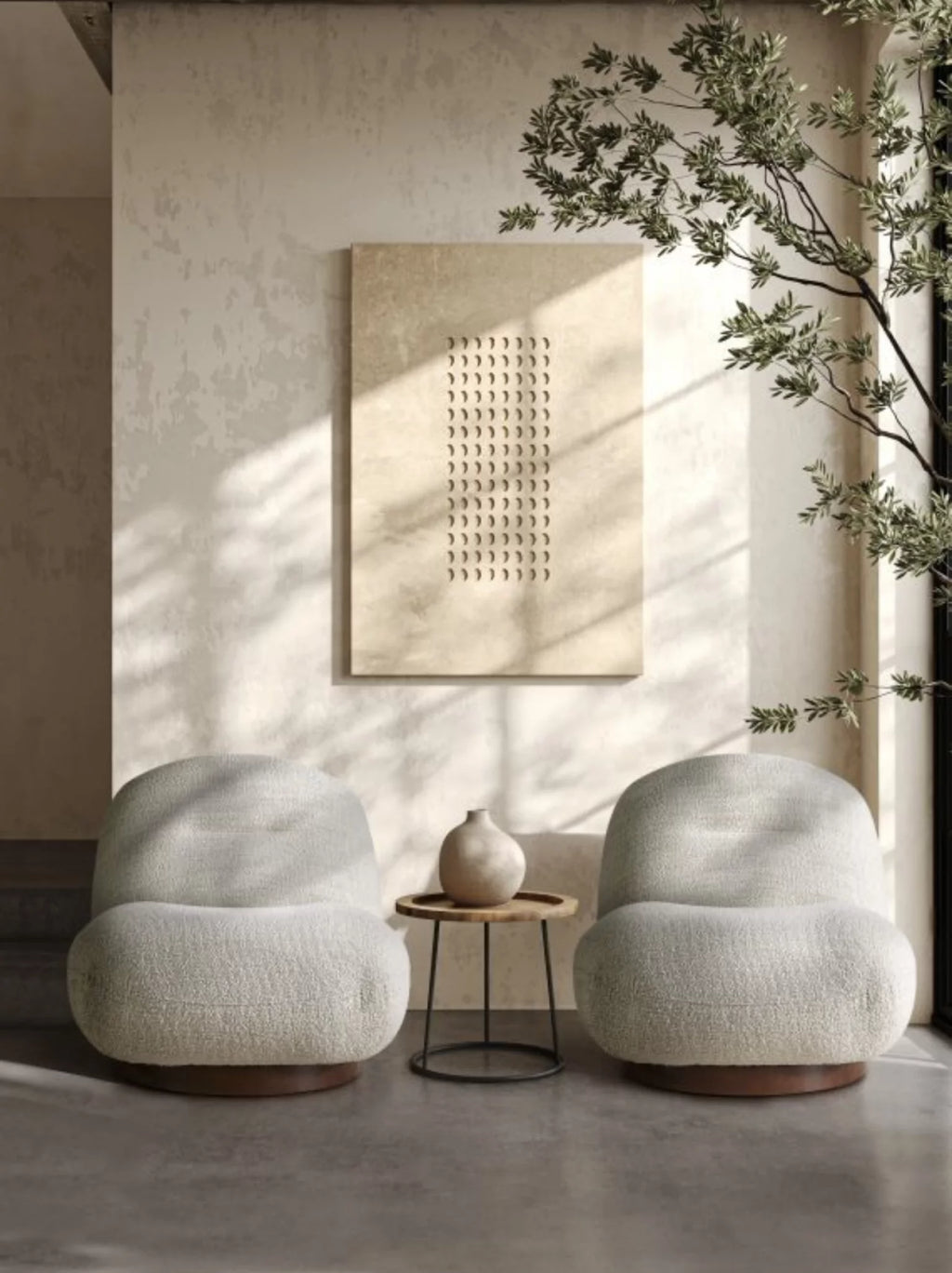 Cloudy fauteuil pearl