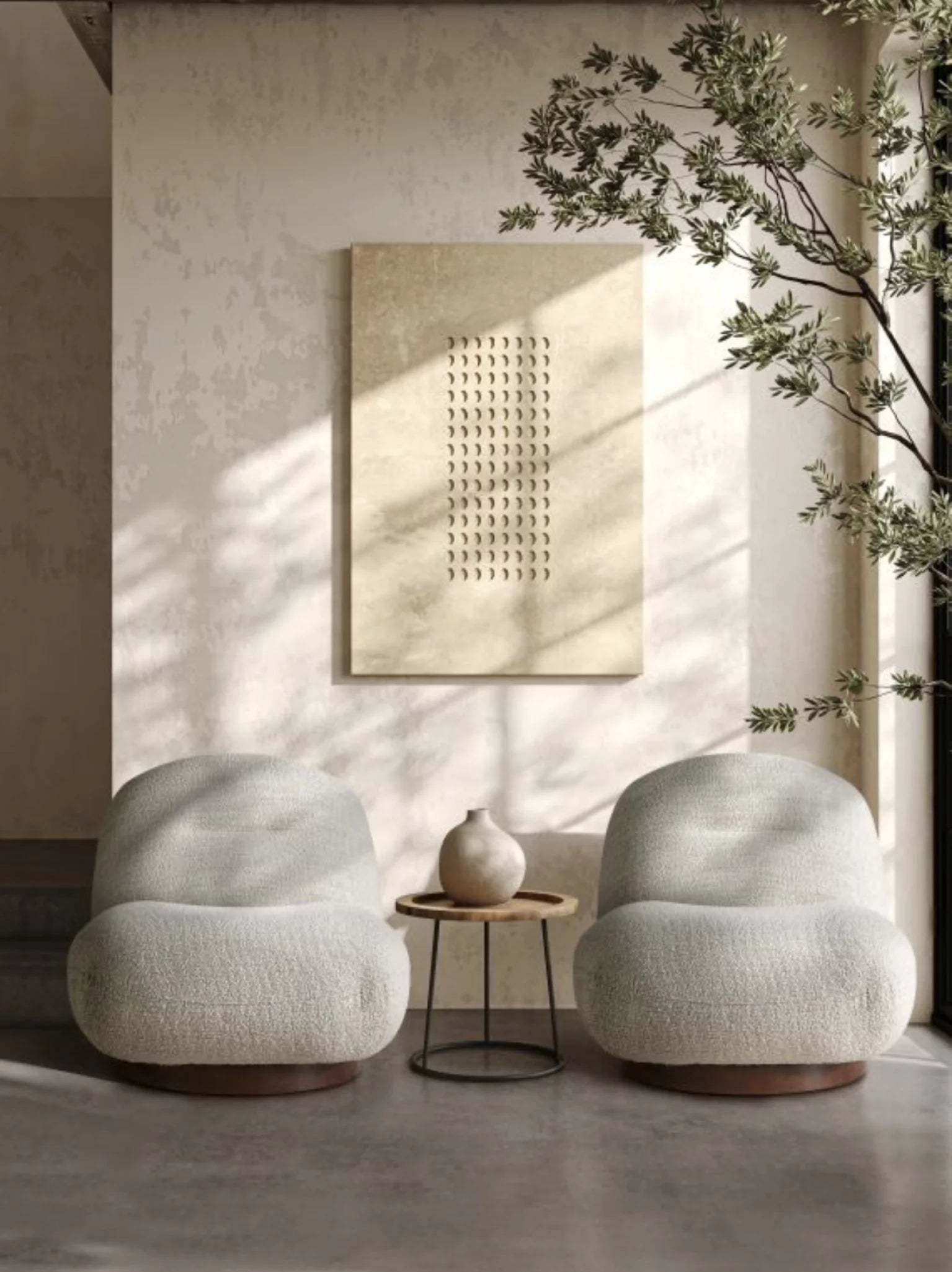 Cloudy fauteuil pearl