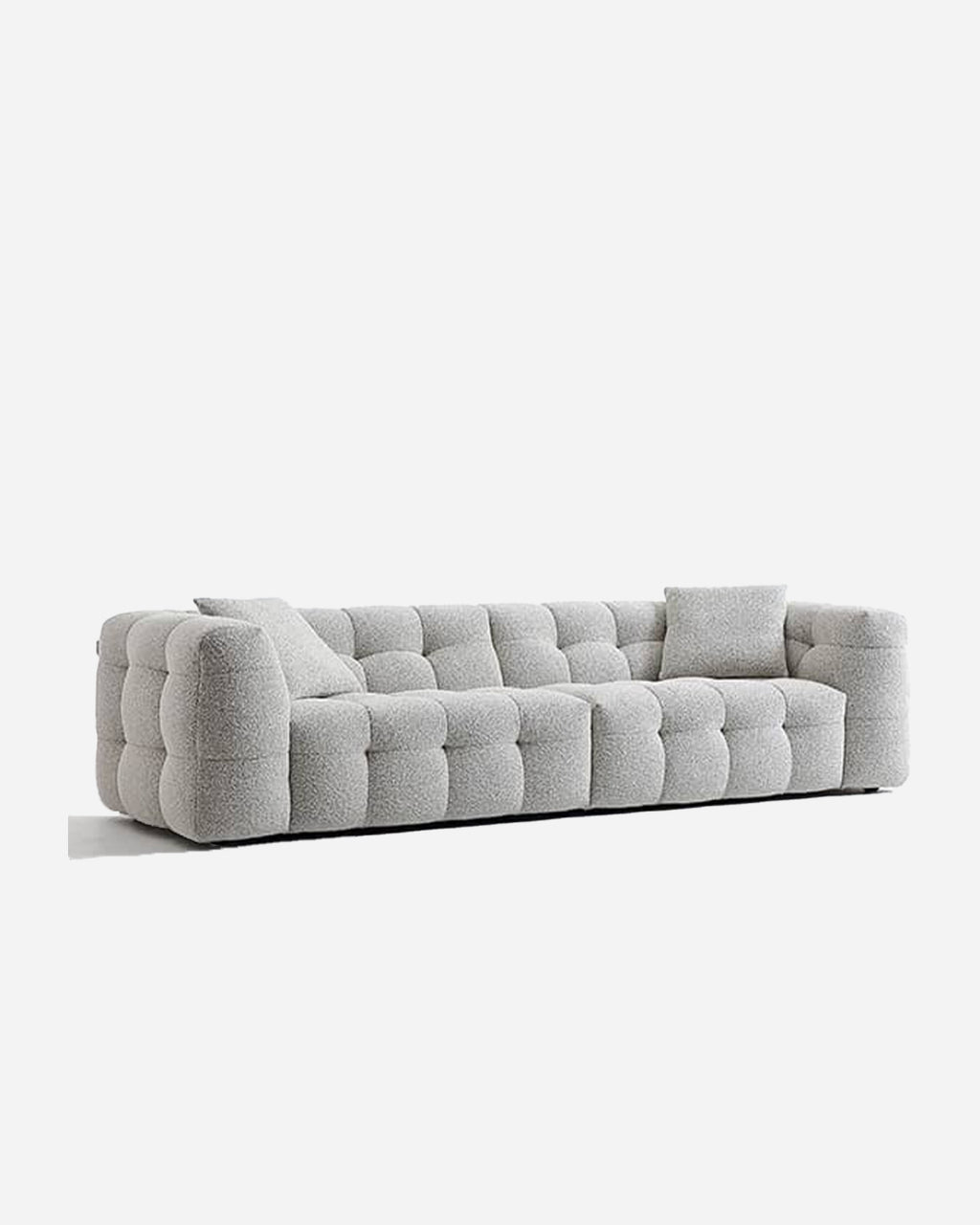 Sofa Bubble Mixed White Bouclé 210
