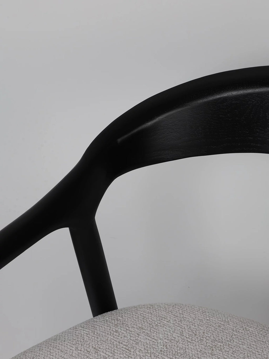 Bromo stoel zwart eik