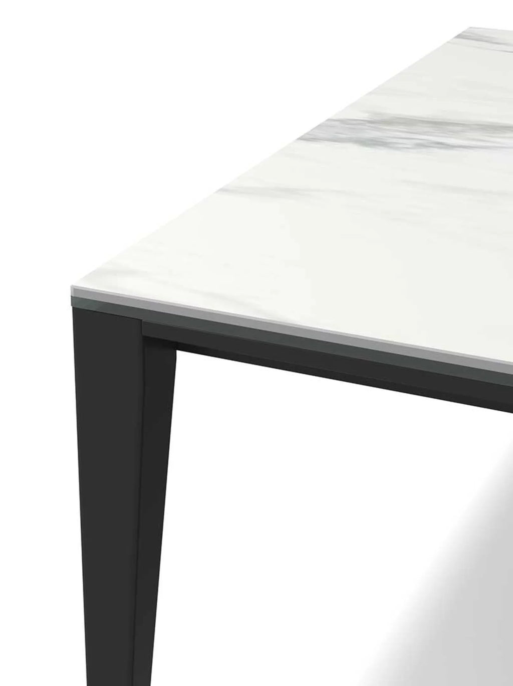 Riva matt white ceramic salontafel