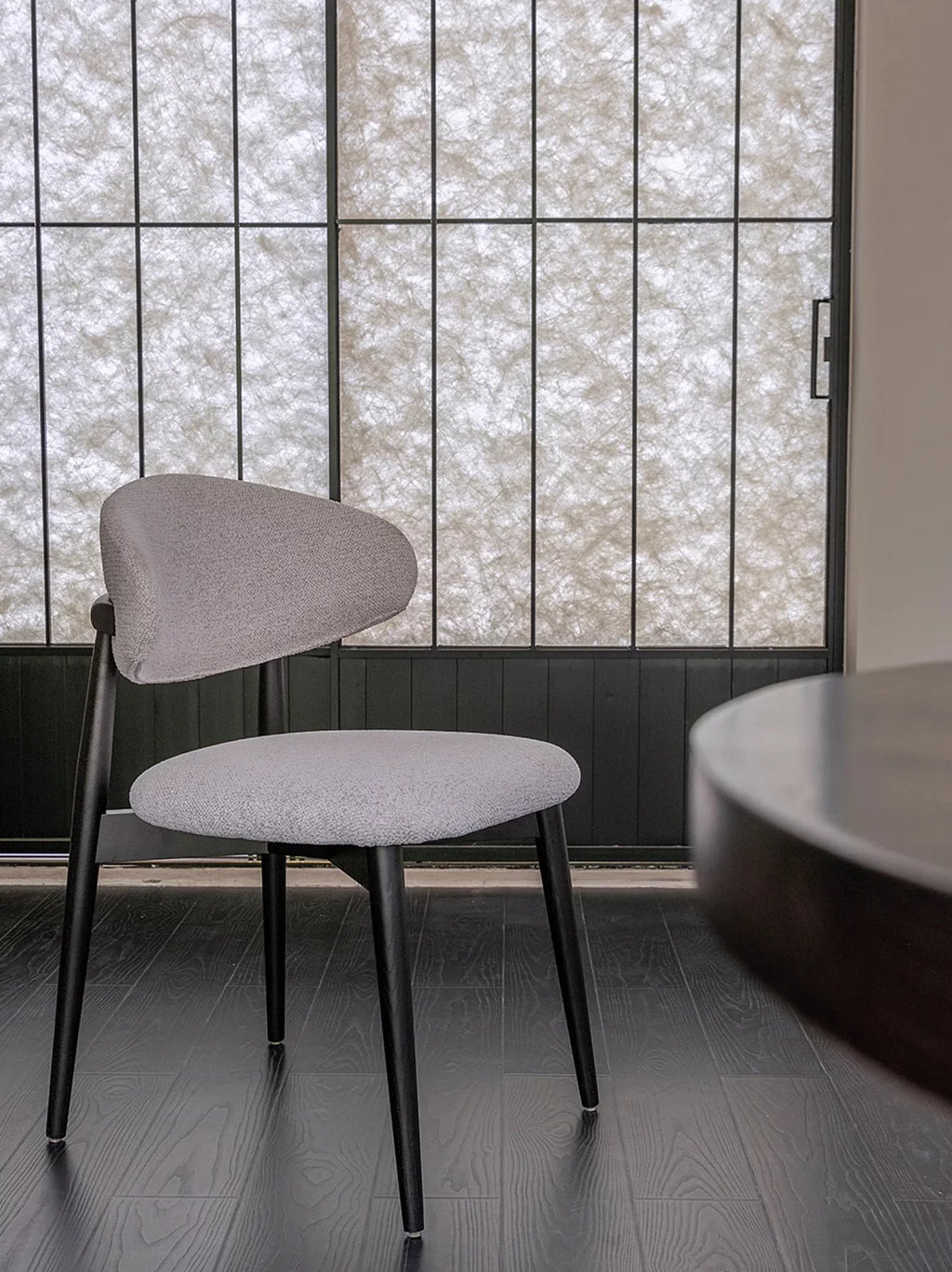 Woody stoel zwart - beige