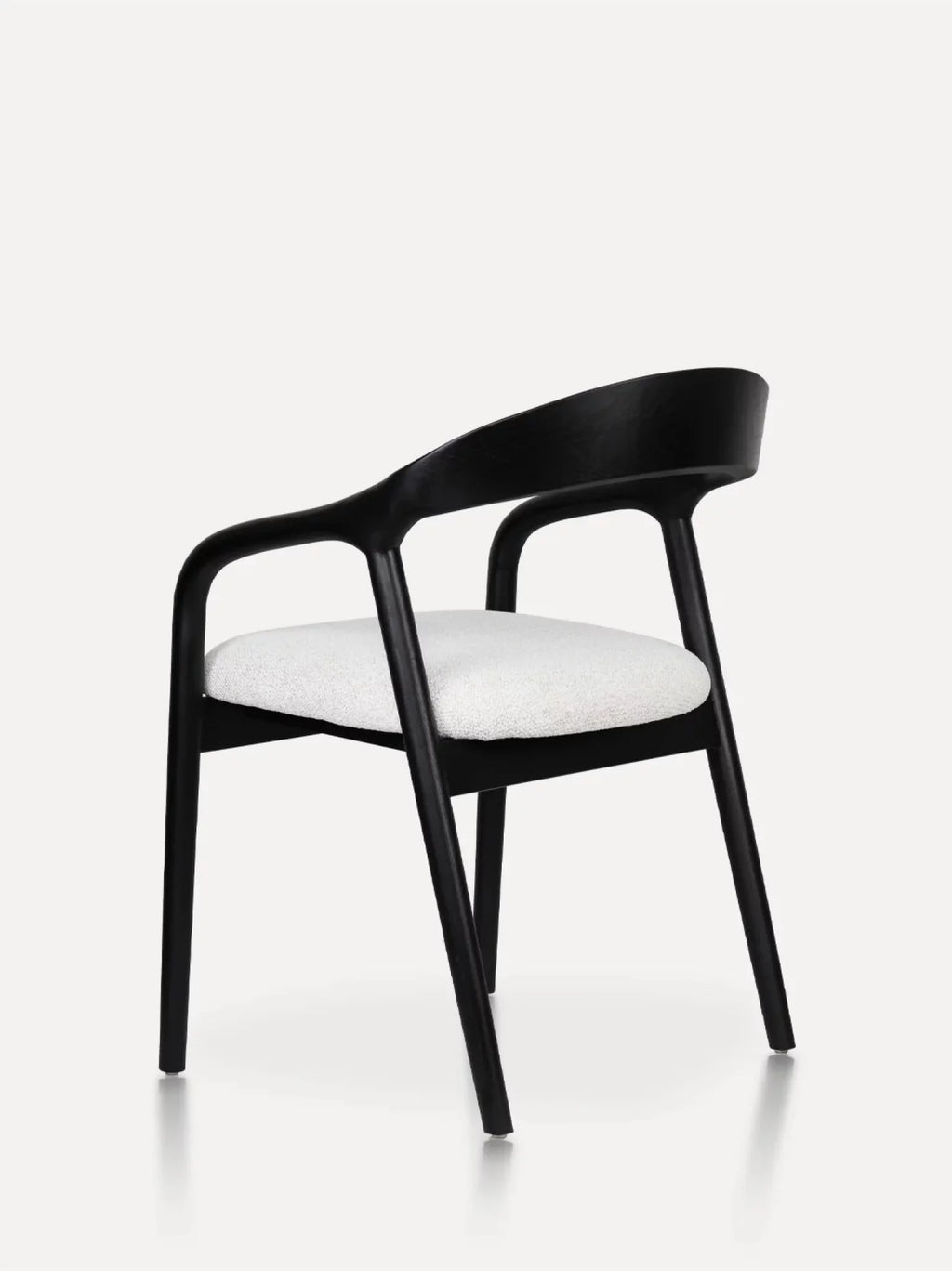 Carlo houten stoel zwart / beige