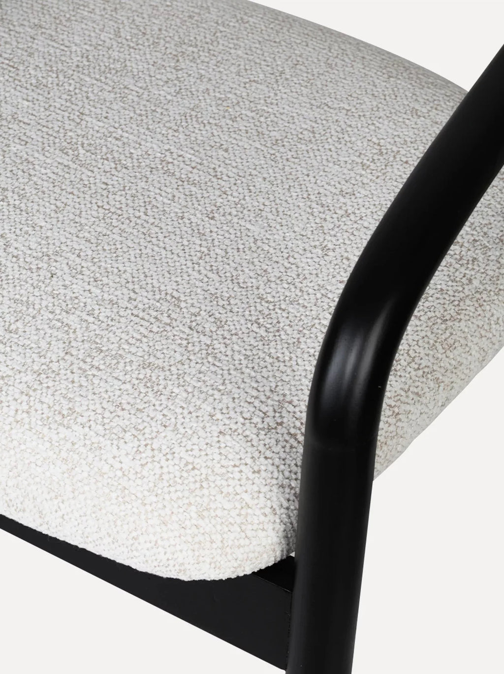 Carlo houten stoel zwart / beige