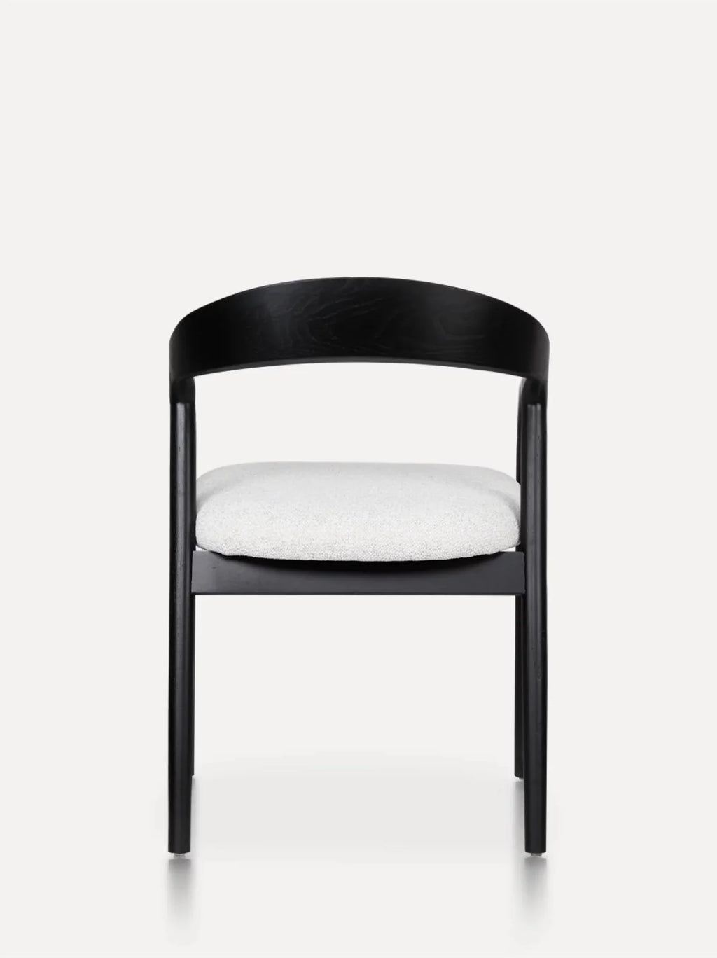 Carlo houten stoel zwart / beige