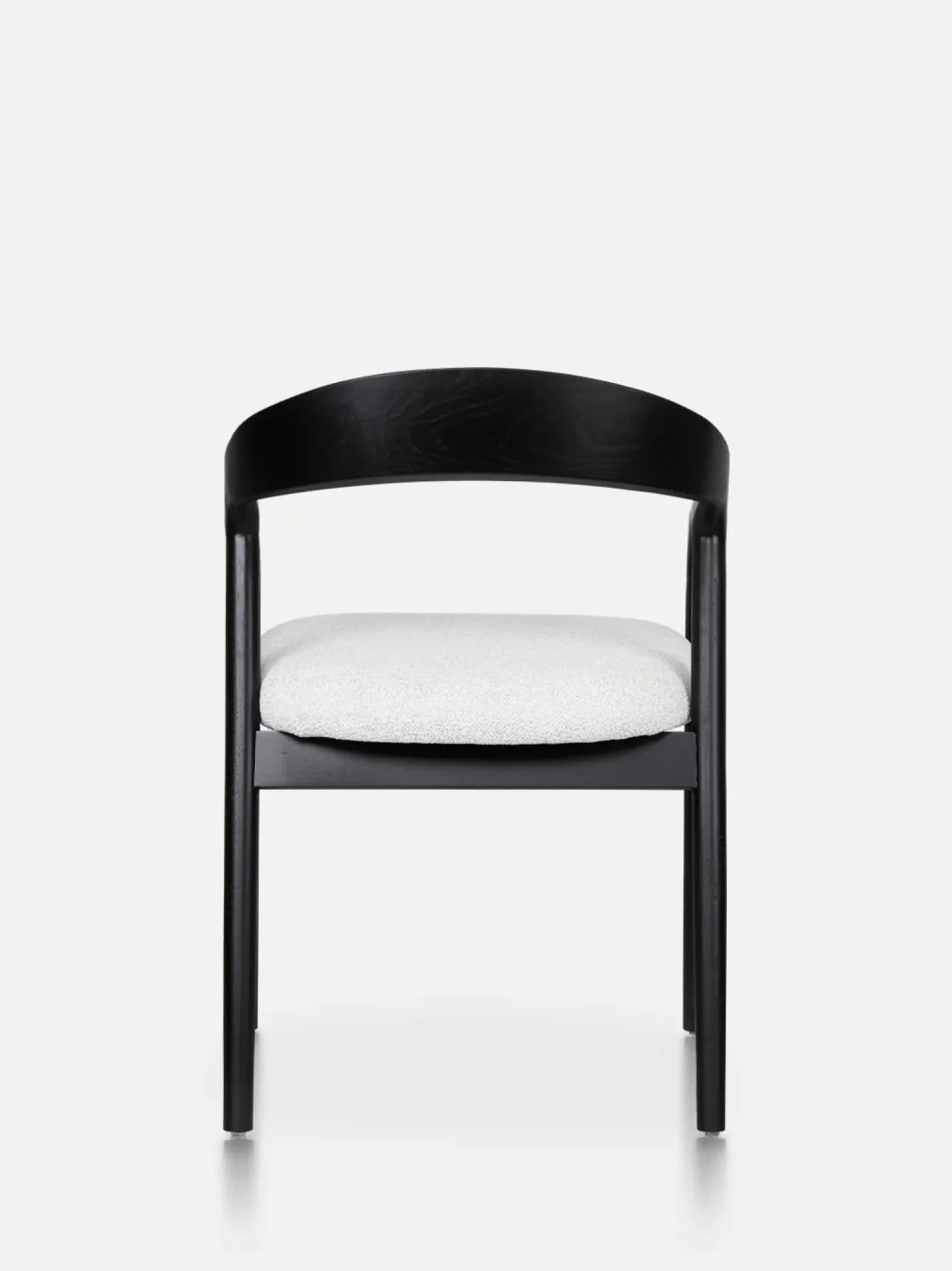 Carlo houten stoel zwart / beige