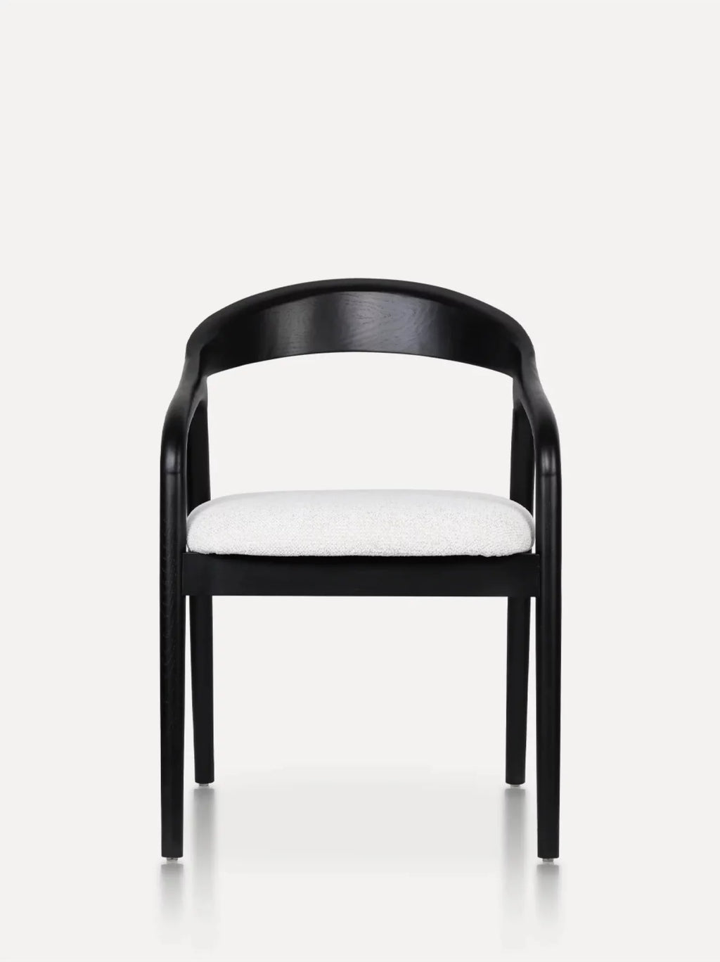 Carlo houten stoel zwart / beige