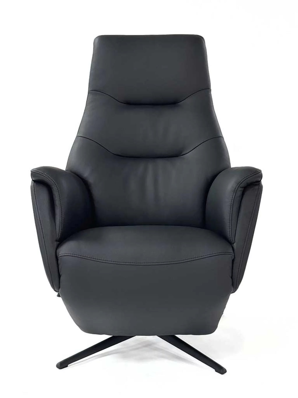 Leder relaxzetel sara zwart