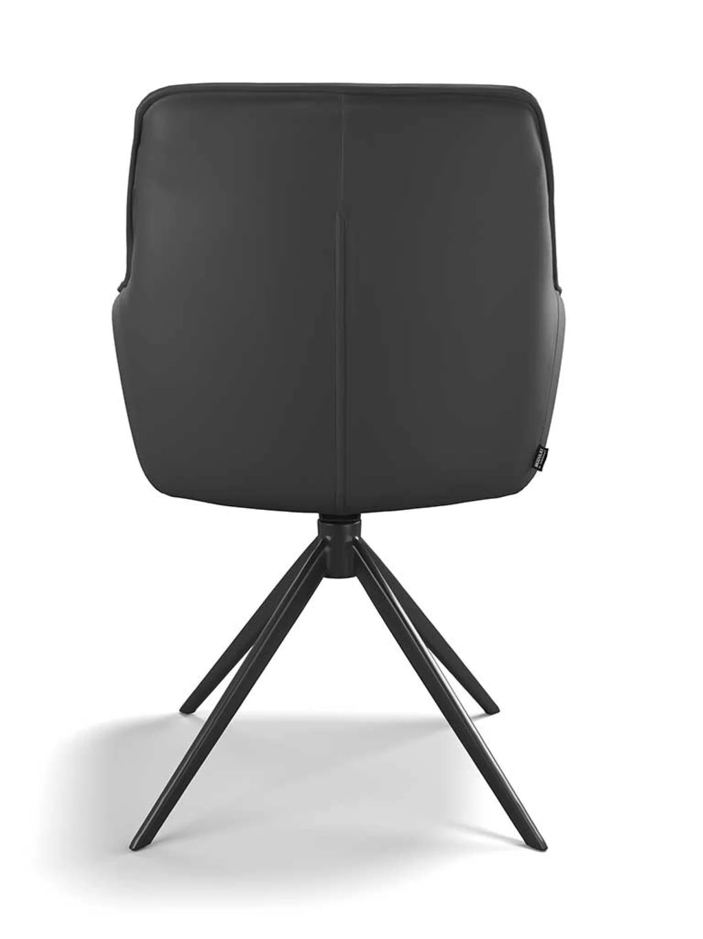 Como eetkamerstoel in zwart leder -  comfort en elegant design