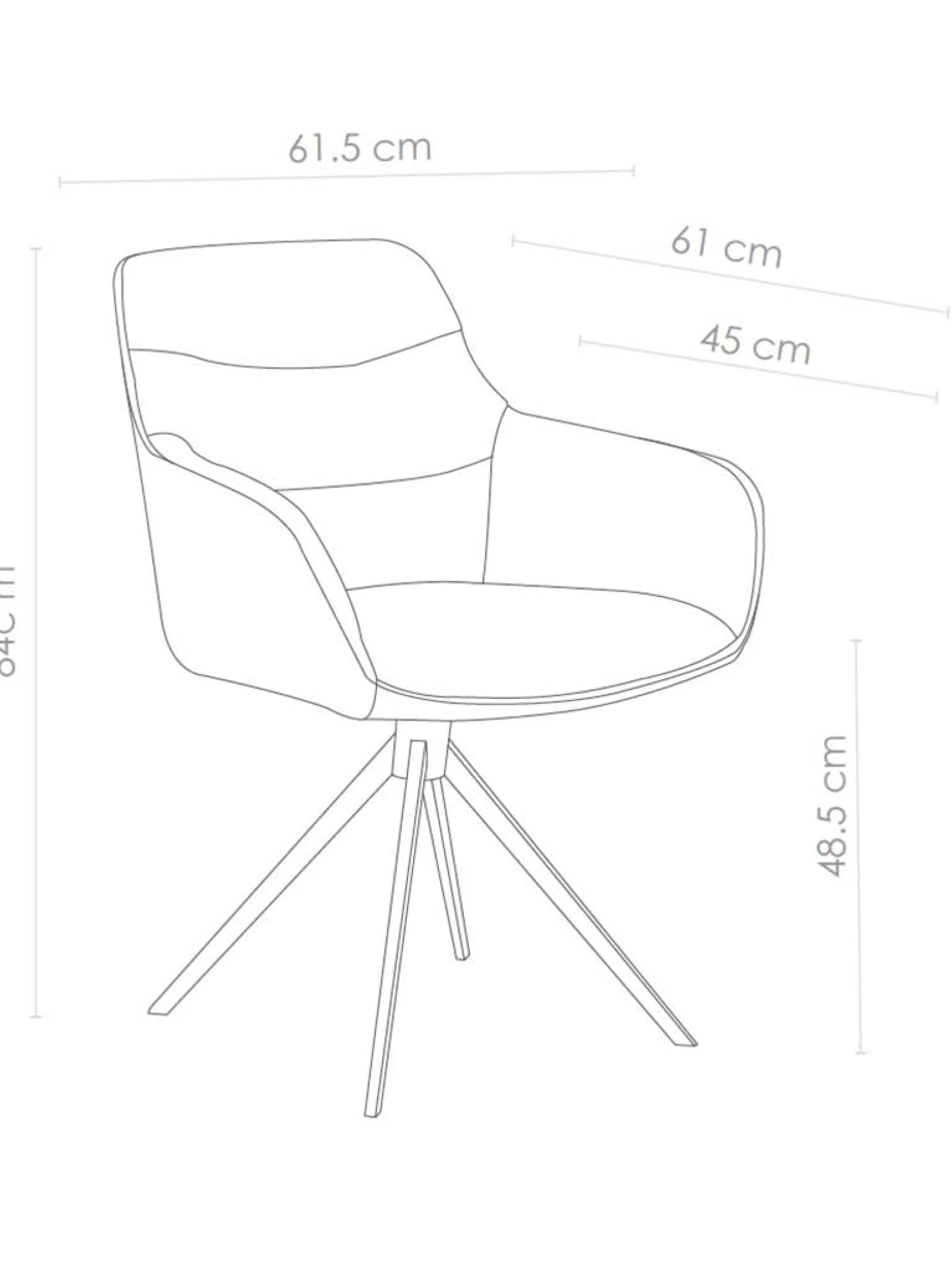 Como eetkamerstoel in zwart leder -  comfort en elegant design