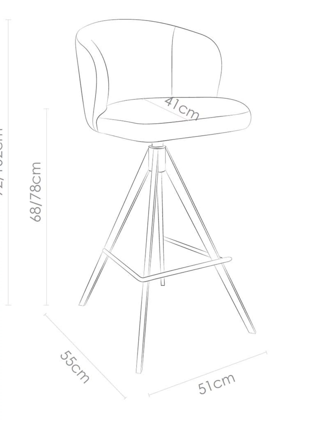 Lazio barstoel oasis 01 natural (65)