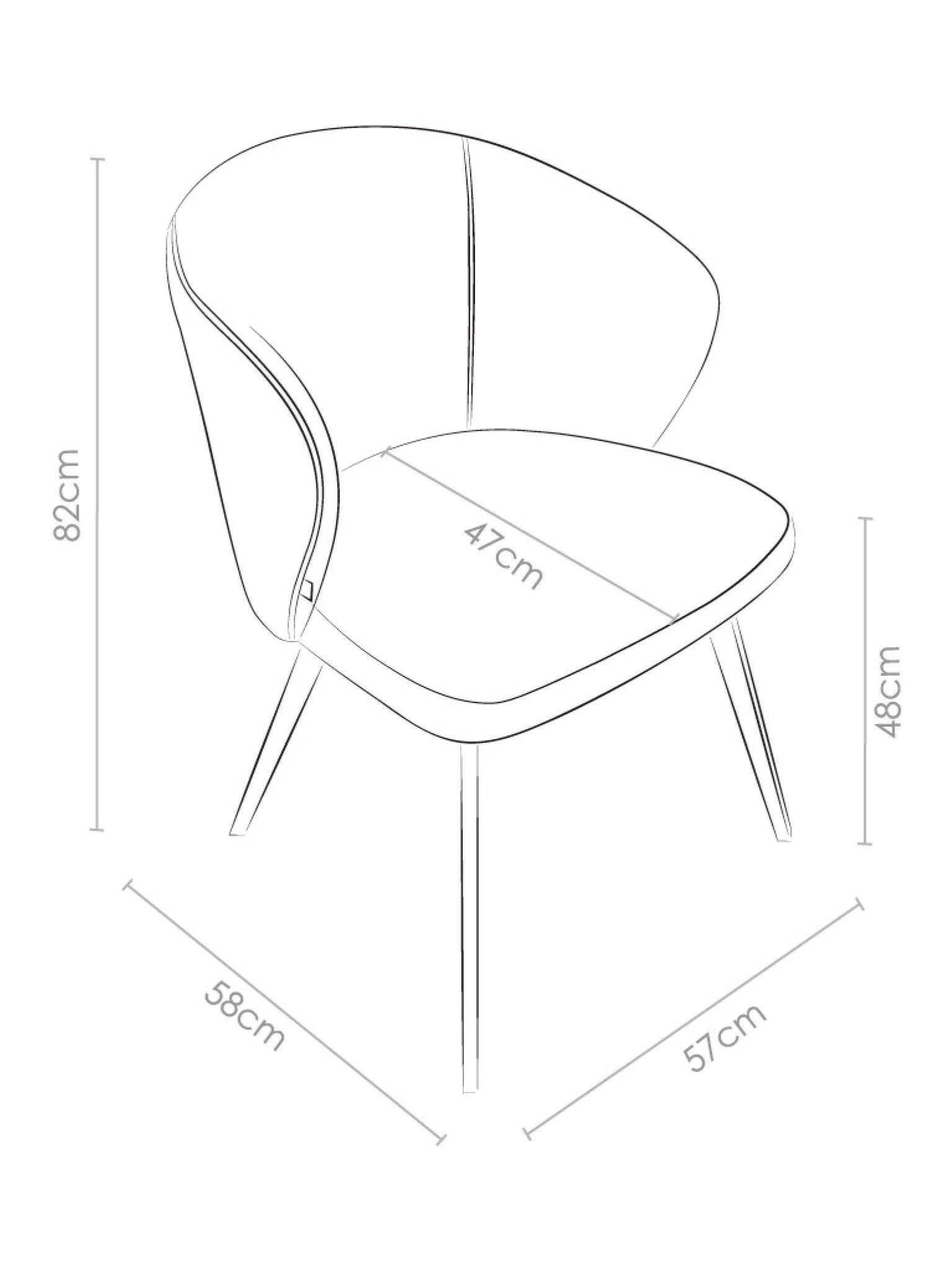 Lisette eetkamerstoel oasis natural