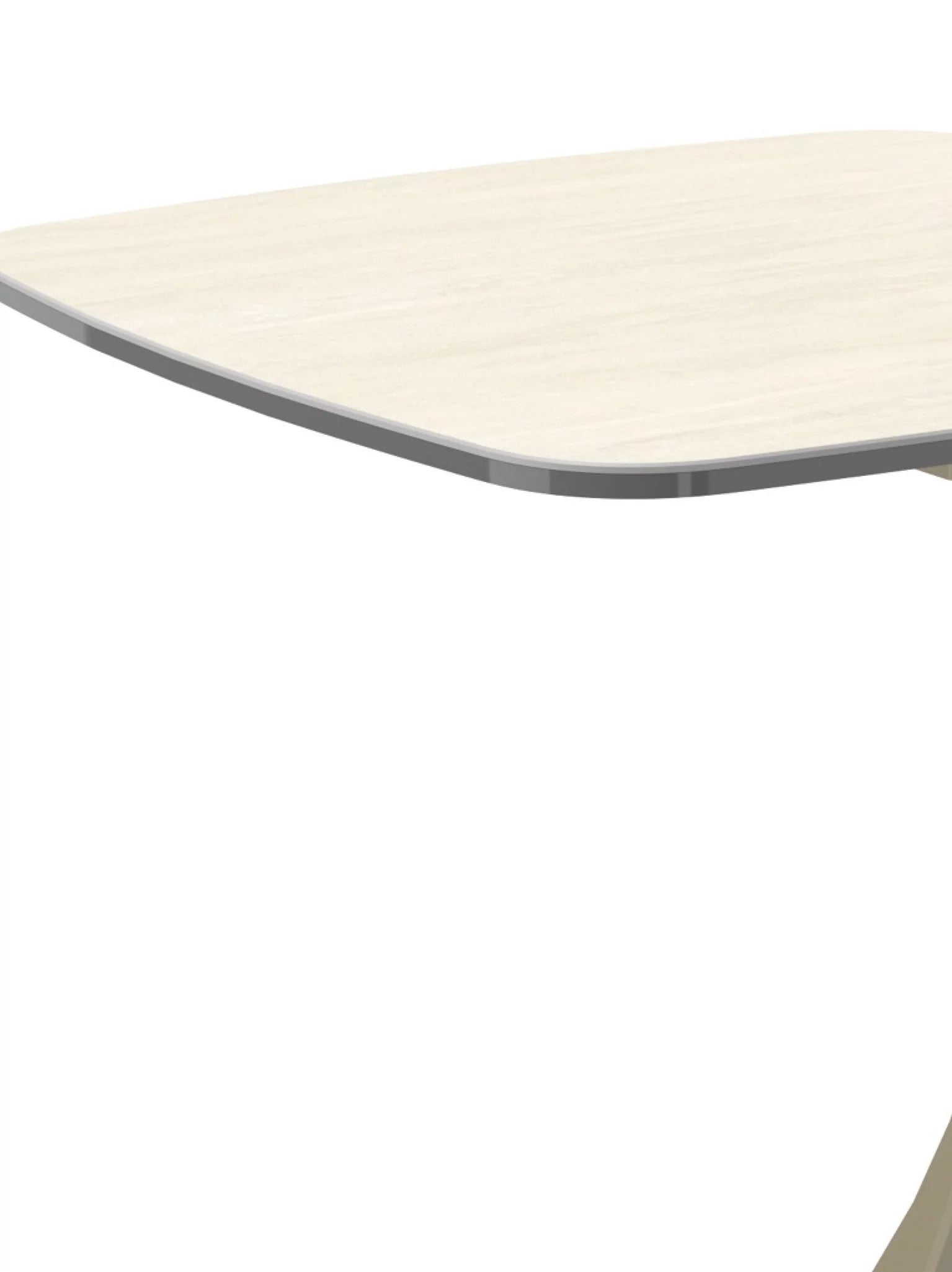 Naru bijzettafel champagne / travertine look