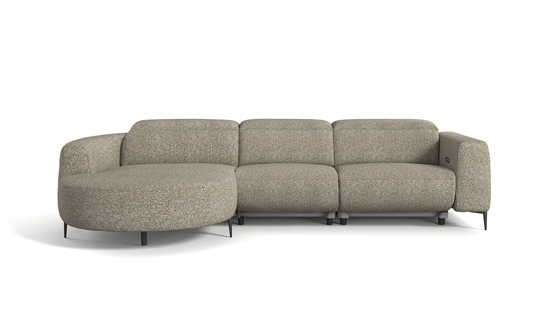 Maxime Sofa Oasis Bisque Chaise Left