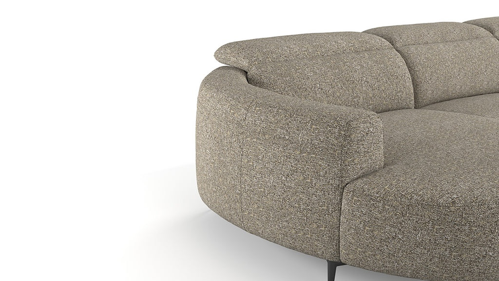 Maxime Sofa Oasis Bisque Chaise Left