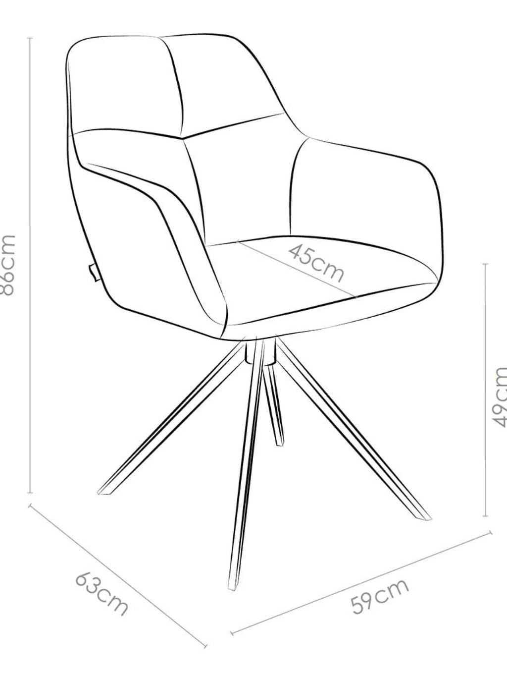 Terano stoel oasis bisque
