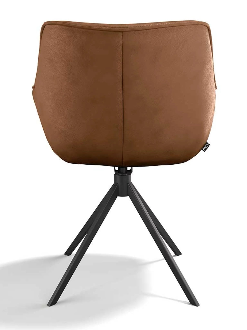 Padua leder eetkamerstoel cognac