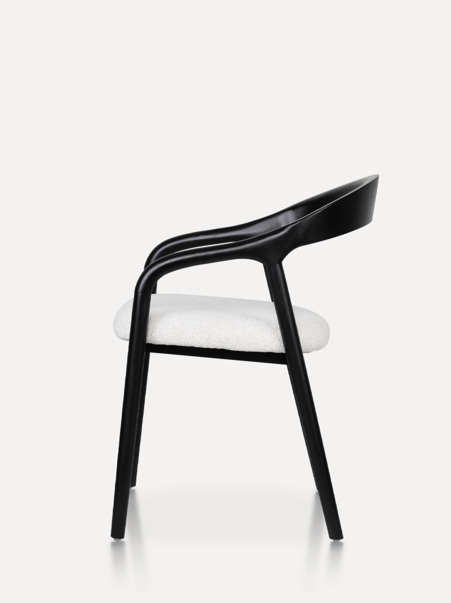 Bromo stoel zwart eik