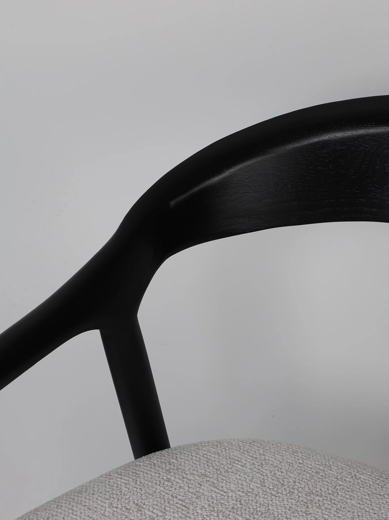 Bromo stoel zwart eik