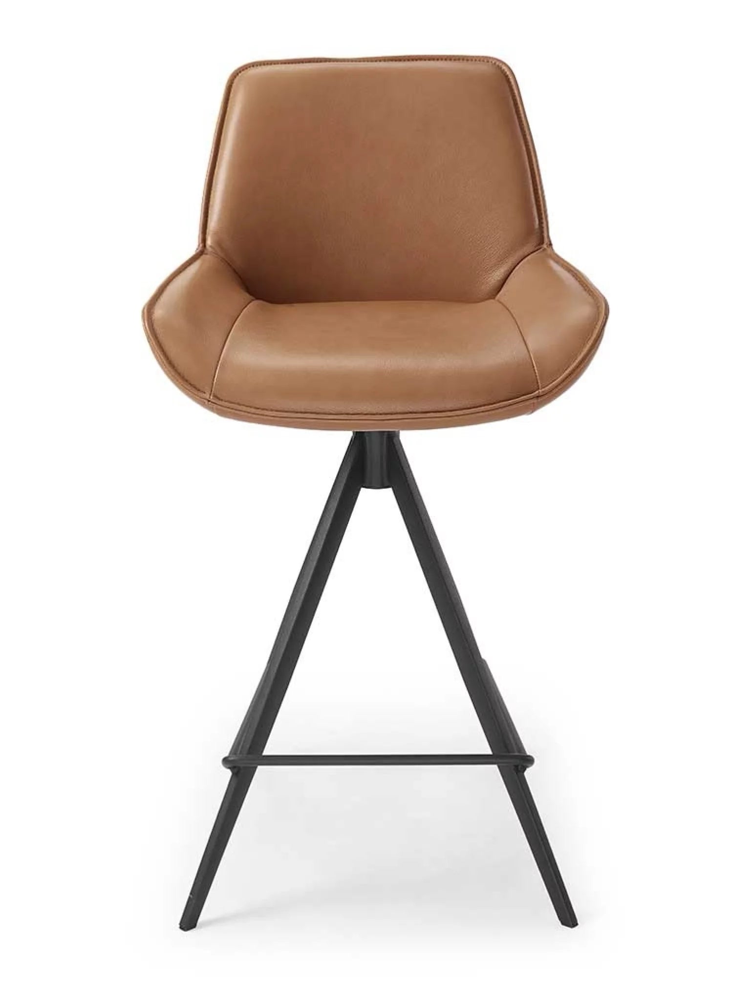 Leder barstoel padua B501 cognac zh 65