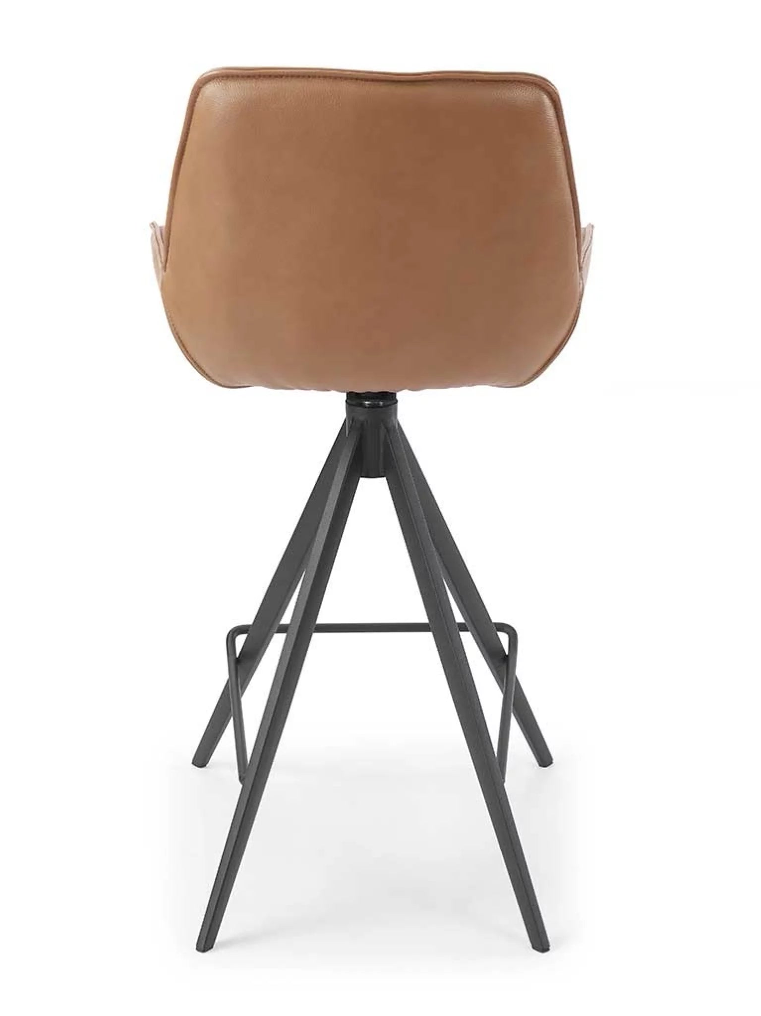 Barstoel padua B501 cognac leder zh 75