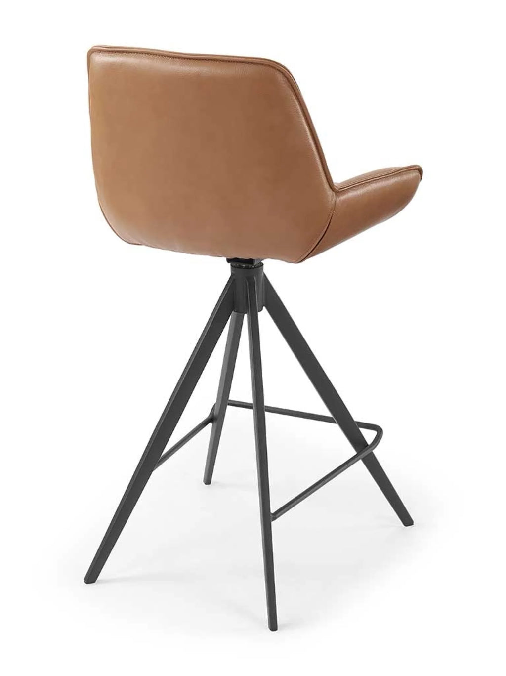 Barstoel padua B501 cognac leder zh 75