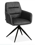 Draaistoel paco antraciet
