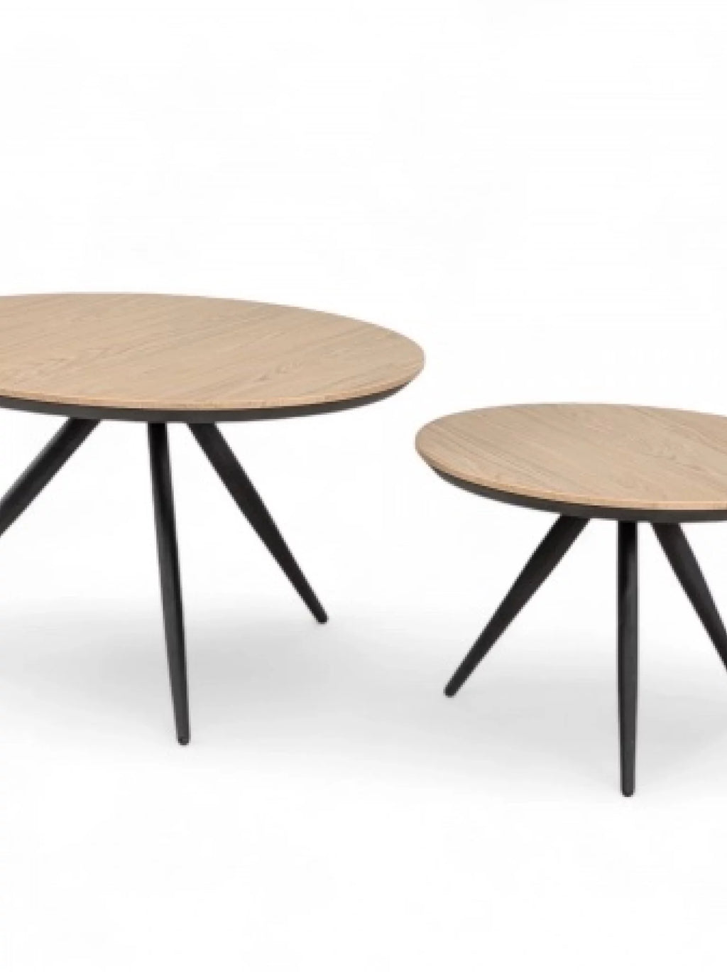 Set van 2 salontafels hayley - blond oak