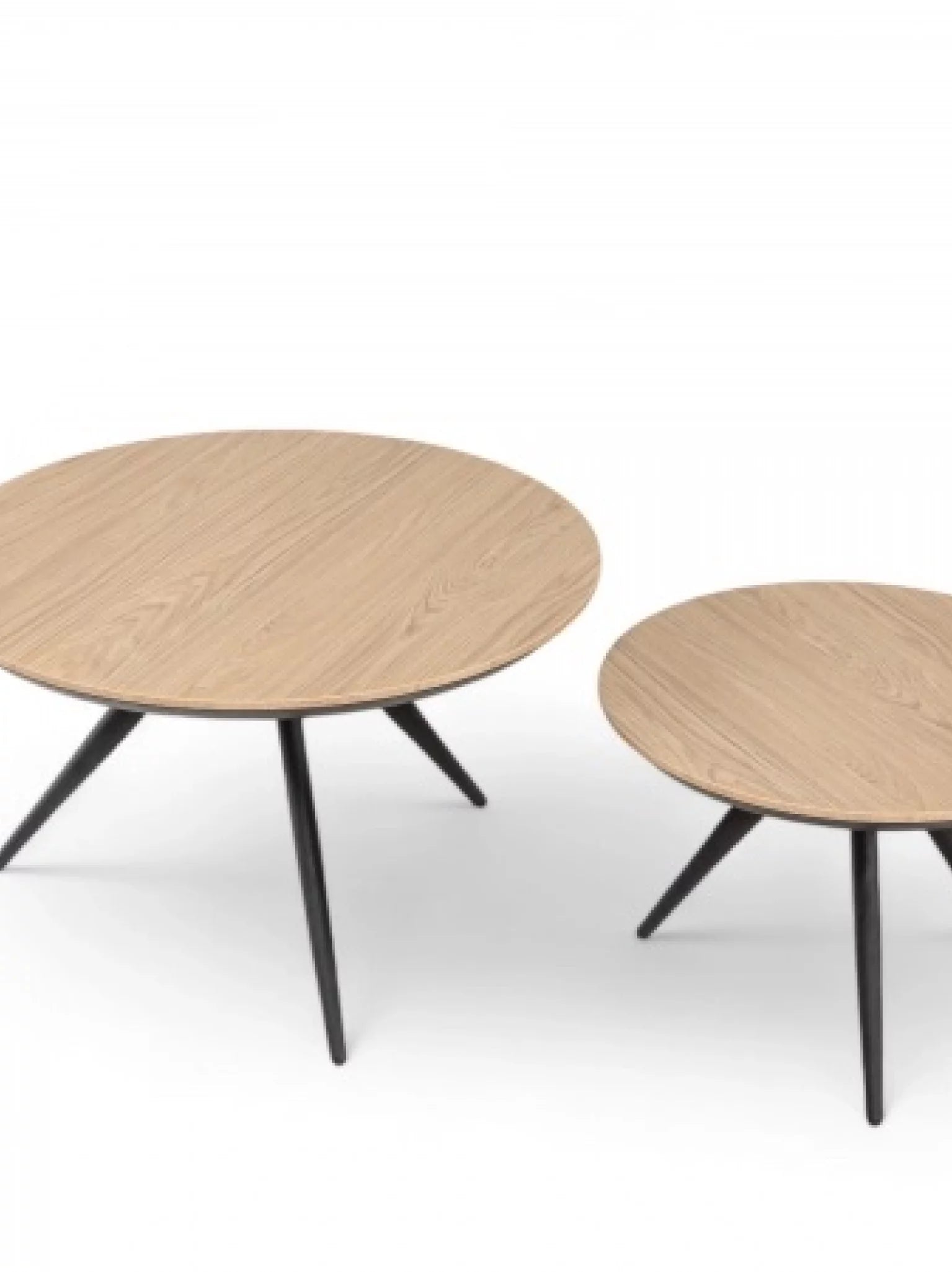 Set van 2 salontafels hayley - blond oak