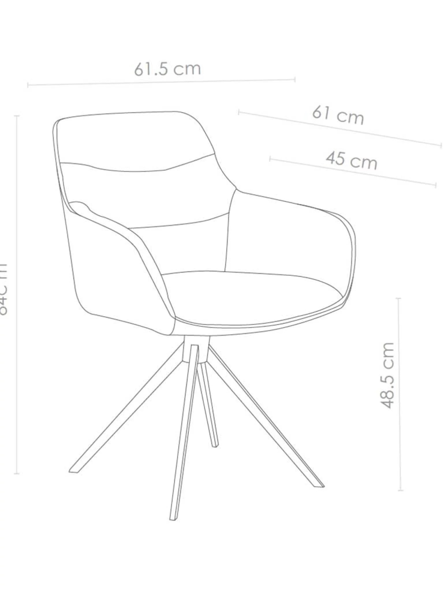 Eetkamerstoel leder como