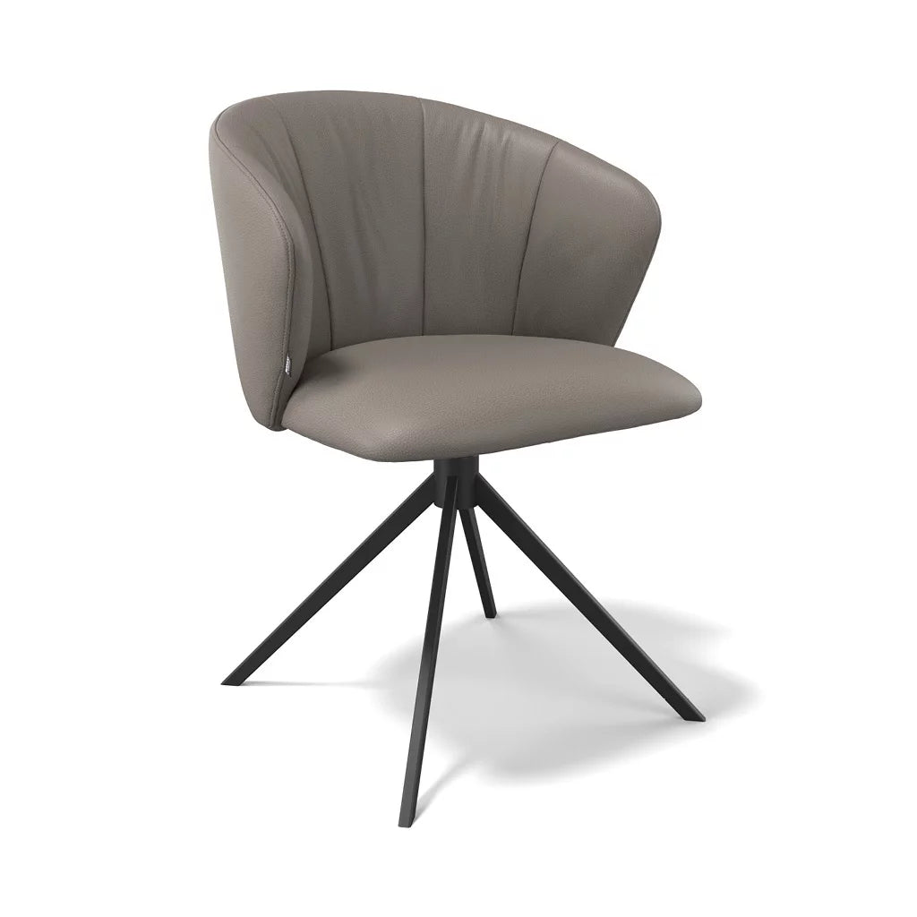 Lazio leder eetkamerstoel smog B402