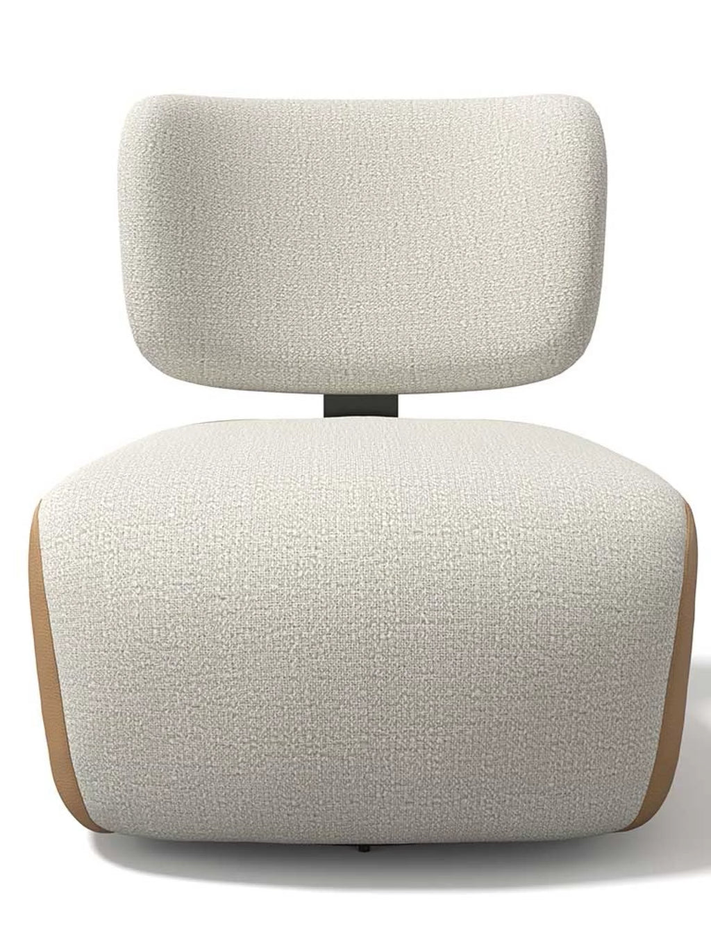 Bijzetzetel - fauteuil timu leder cognac-oasis 01 natural