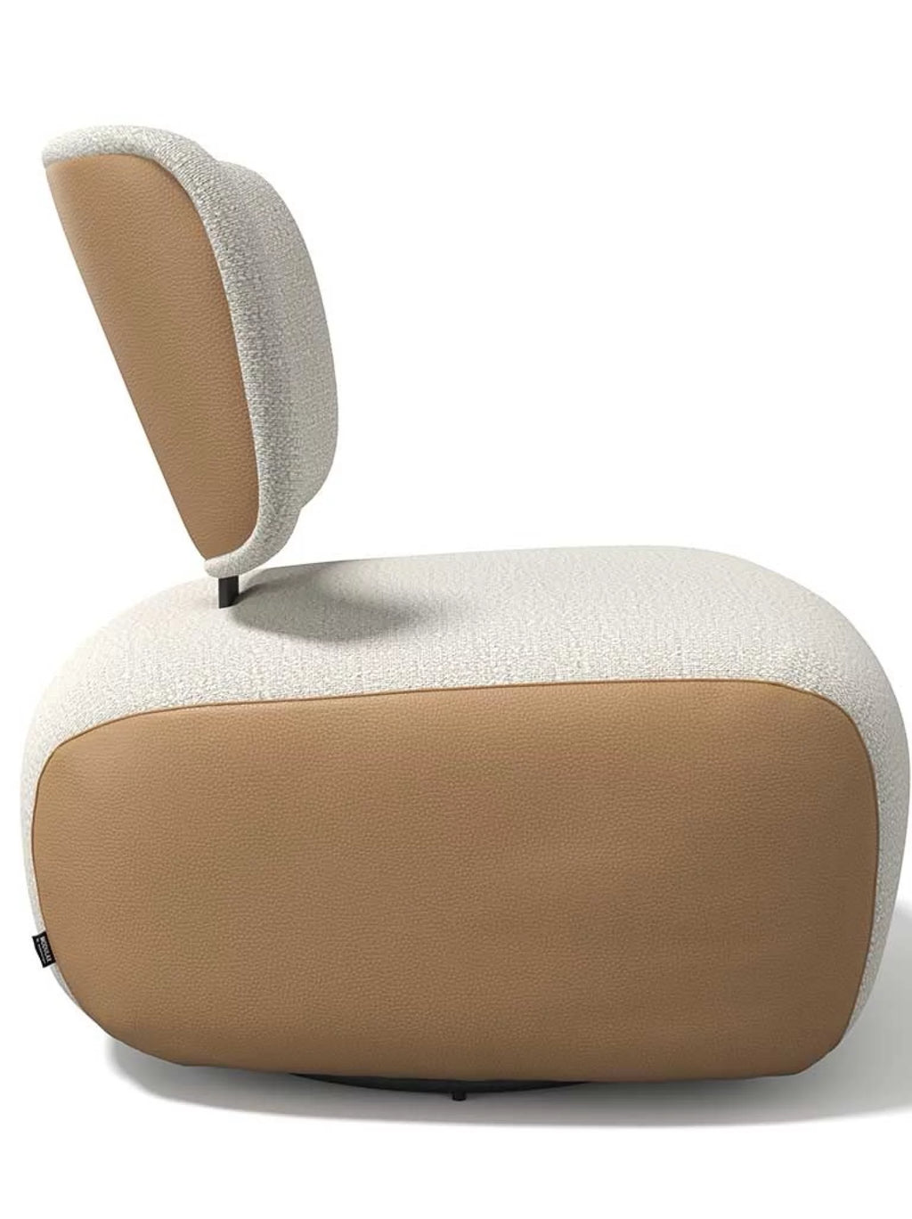 Bijzetzetel - fauteuil timu leder cognac-oasis 01 natural