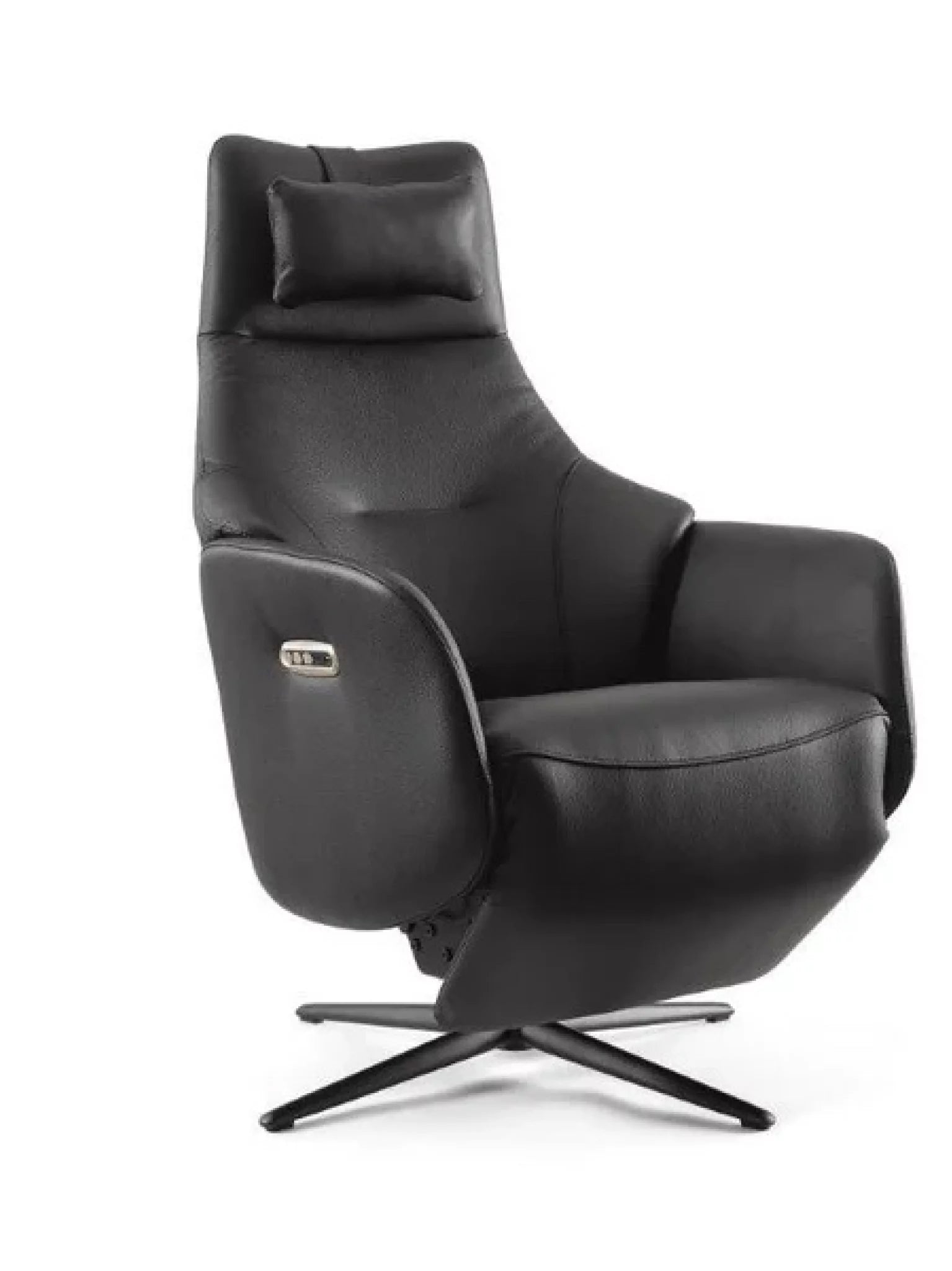 Elektrische relaxzetel ran in zwart premium leder