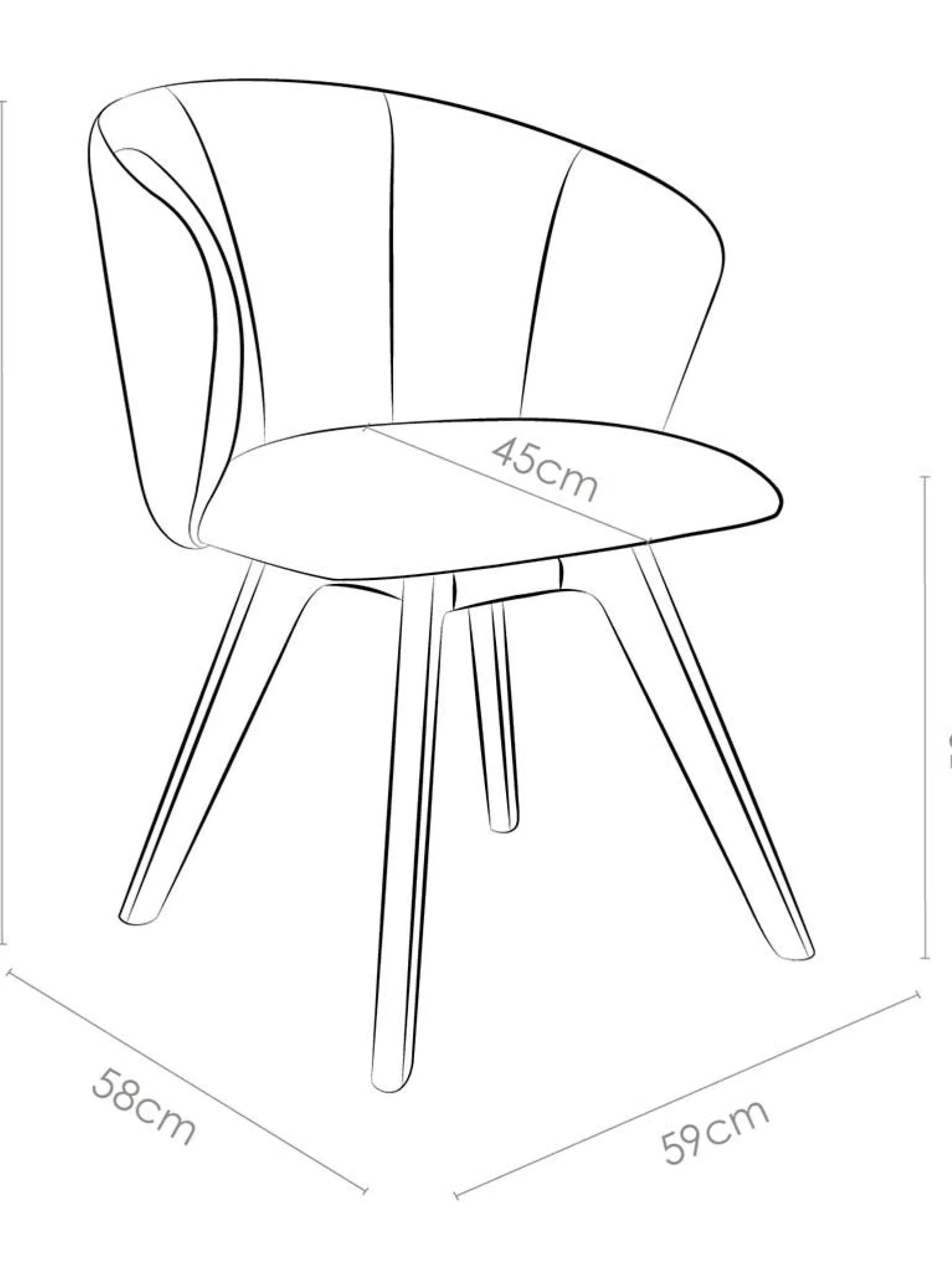 Leder eetkamerstoel Catania