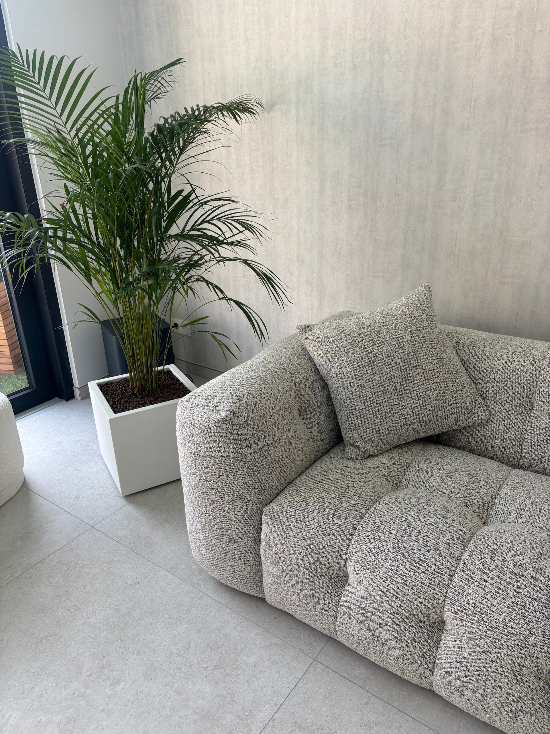 Sofa Bubble Mixed White Bouclé 210