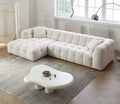Sofa Bubble White Bouclé Chaise Rechts - 325